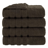 Ensemble de serviettes de bain turques de luxe 100% coton 4 pièces Edison Collection