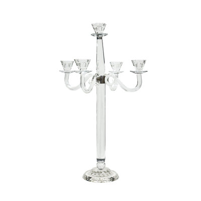 LIT  CRYSTAL CANDLE HOLDER