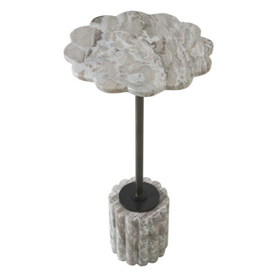 Table à boissons en marbre Uttermost Lana