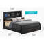 Lit de rangement polyvalent noir élégant-1709759063