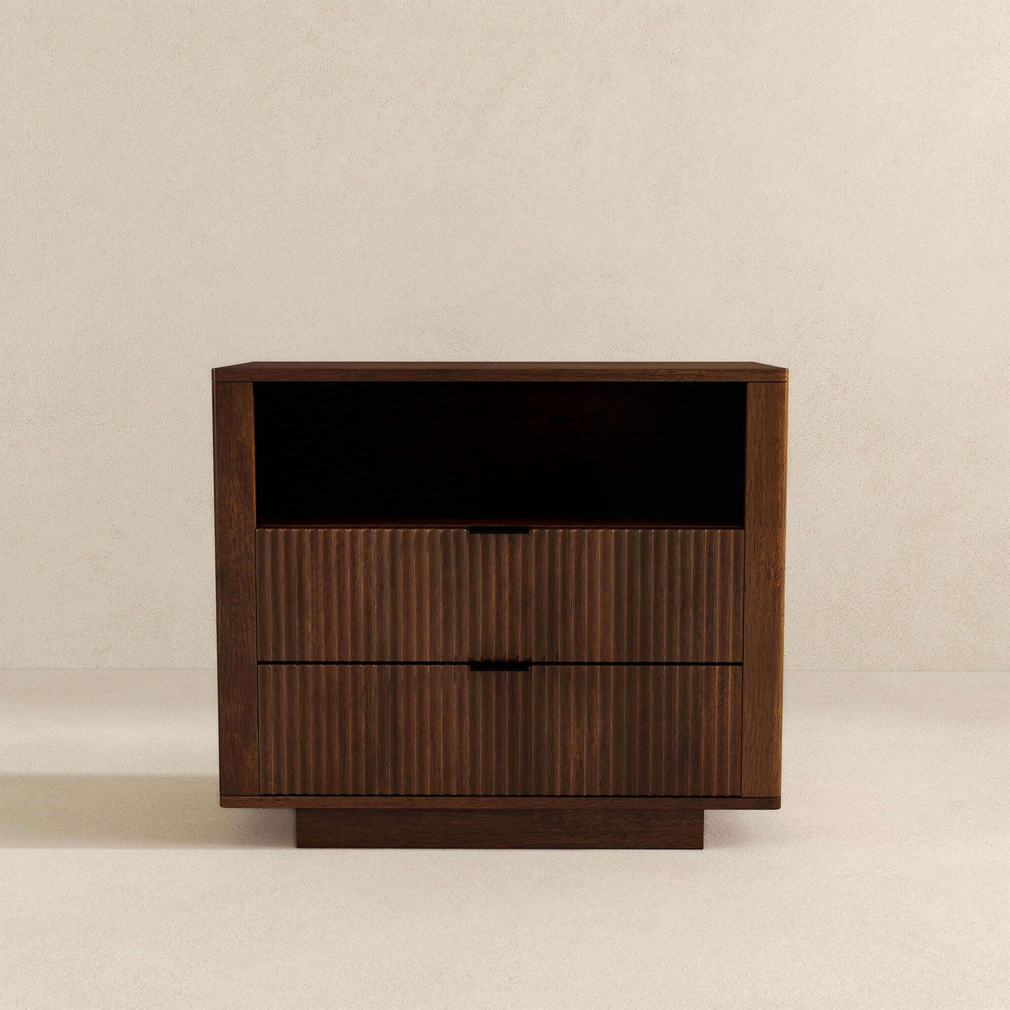 Millwood Pines Mid Century Modern 2-Drawer Nightstand