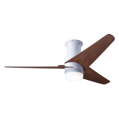 Velo LED Flush Mount Ceiling Fan