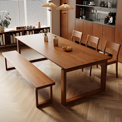 Rectangular    Minimalist    Dining Table Set
