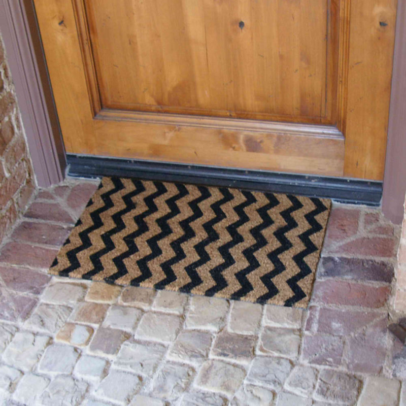 Tapis d'extérieur antidérapant Modern Lattice 30 po x 18 po