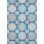 Tapis bleu sarcelle lavable à la machine Premium Prisco-45743617