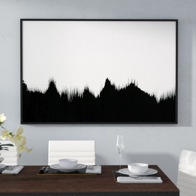 " Abstract That Lava, Modern & Contemporary Black " by Oliver Gal