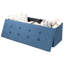 Banc de rangement à couvercle rabattable rembourré-1836361568