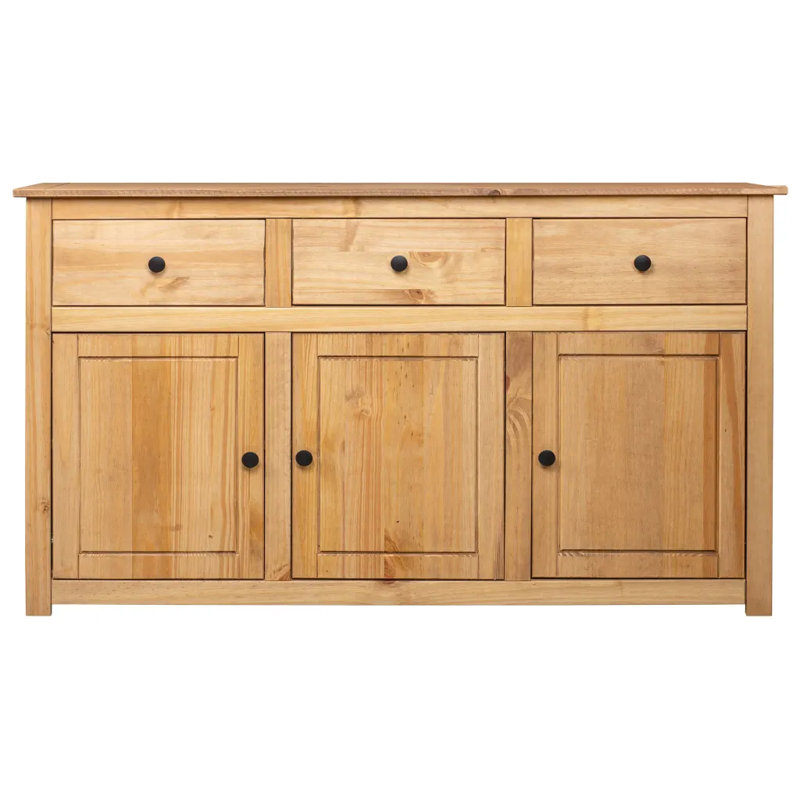 Marrero 135cm Solid Wood Sideboard, Natural