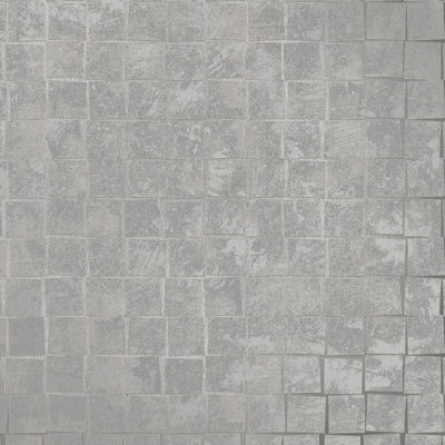 Jonty 33' x 20.5" Geometric Panel Wallpaper