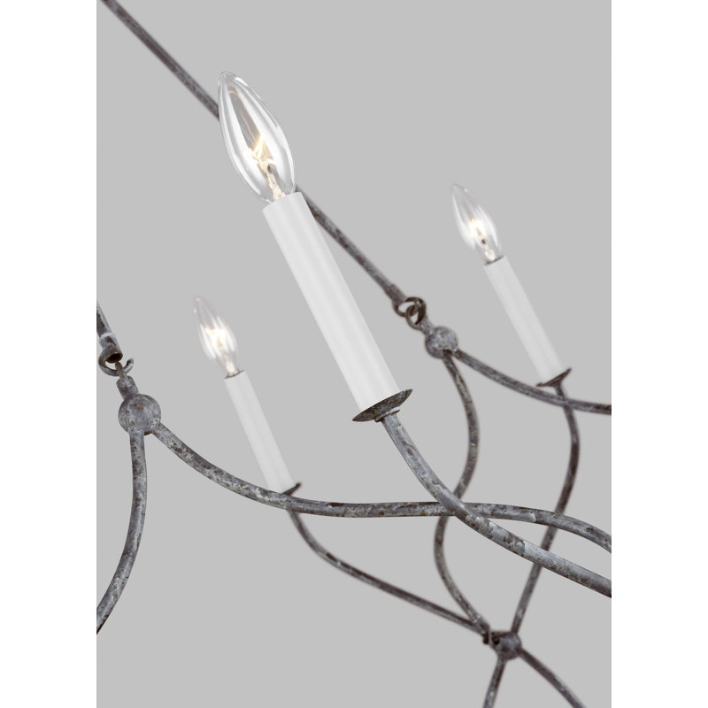 Cirone 12 - Light Dimmable Empire Chandelier, 47.25" H x 43.5" W x 43.5" D