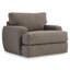 Plush Swivel Armchair