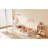 Twin Size Wood House Bed With White Fencing - Strong And For Bedroom Pine Guardrail A Safe Space-663128083