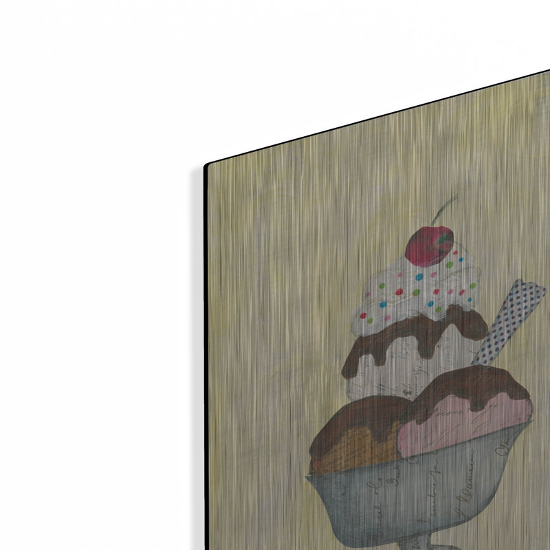«Sundae Delight II» par Courtney Prahl, H 16 po x l 12 po