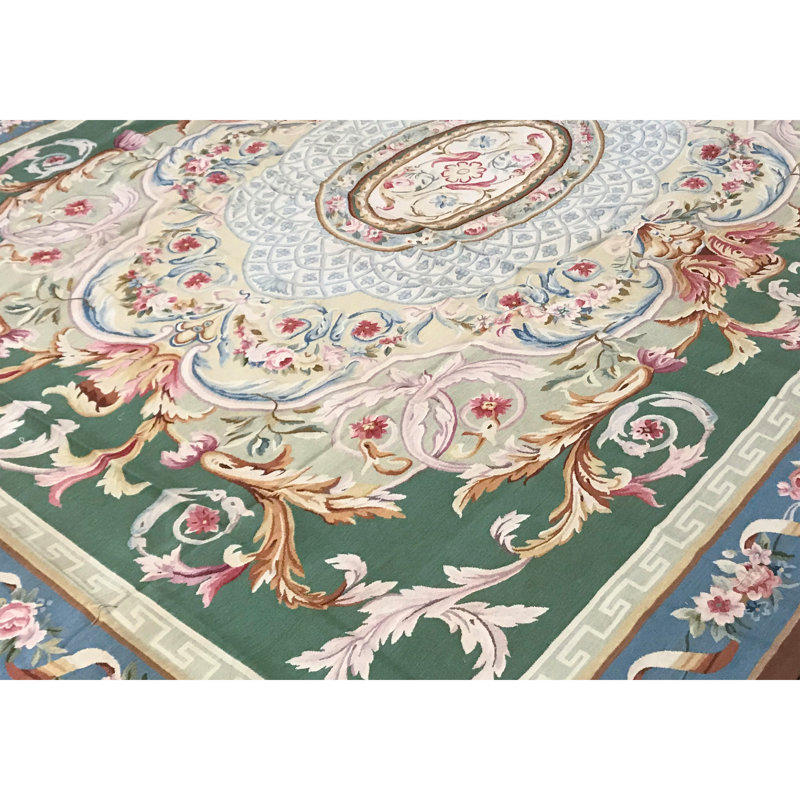 Hand-Knotted High-Quality Gold Area Rug