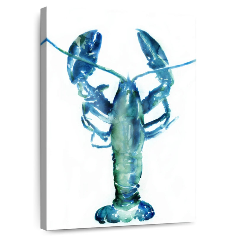 Blue Lobster, 48" H x 32" W
