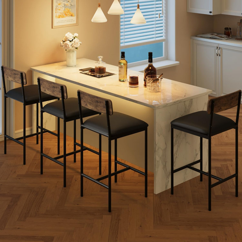 Upholstered Dining Chair, Brown, Brown