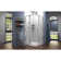 Cornerview 36" x 74.75" Framed Square Sliding Shower Enclosure with Base Included