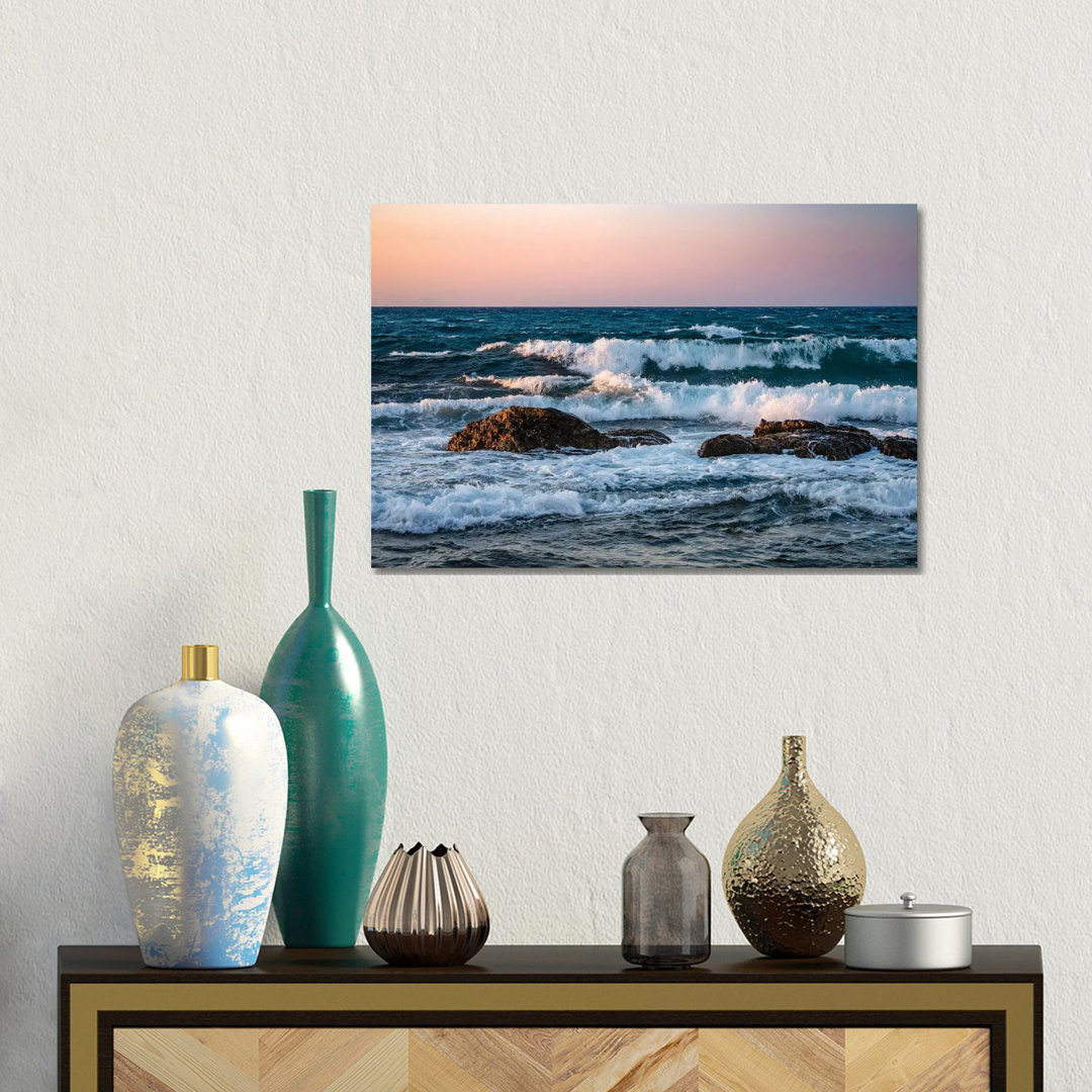 Mediterranean Sea Sunset, Greece by Matteo Colombo - Gallery-Wrapped Canvas Giclée on Canvas