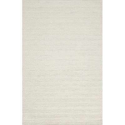 Textures Wool Area Rug in Ivory