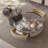 Simple Round Supercrystalline Stone Coffee Table Coffee Table-123429581