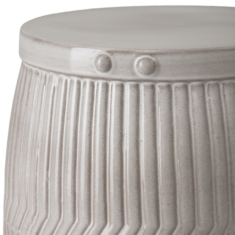 Boldin Ceramic Accent Stool