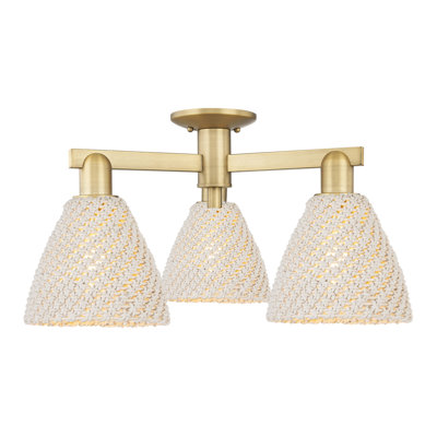 Sadye - 3 Light Semi-Flush Mount
