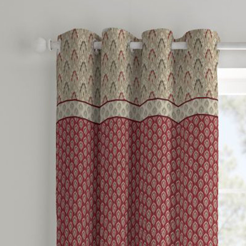 Kashmir Eyelet 66x72 inch Lined Curtains