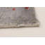 Tapis gris clair / rose tissé à la main Sonali