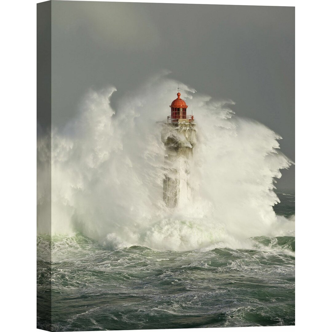 Leinwandbild La Jument Lighthouse von Jean Guichard