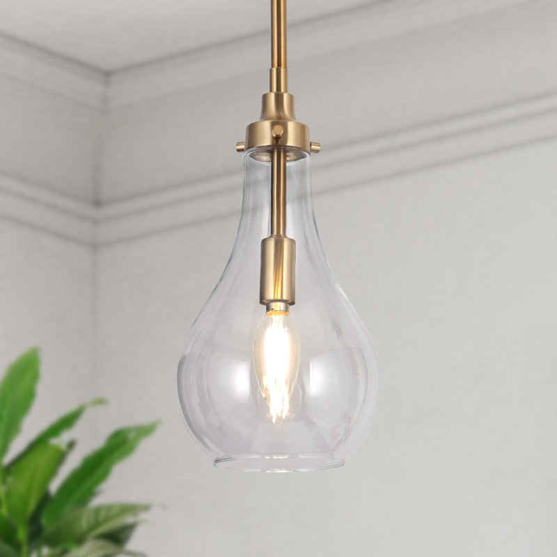 Luminaire suspendu en verre 1 lumière Goetz