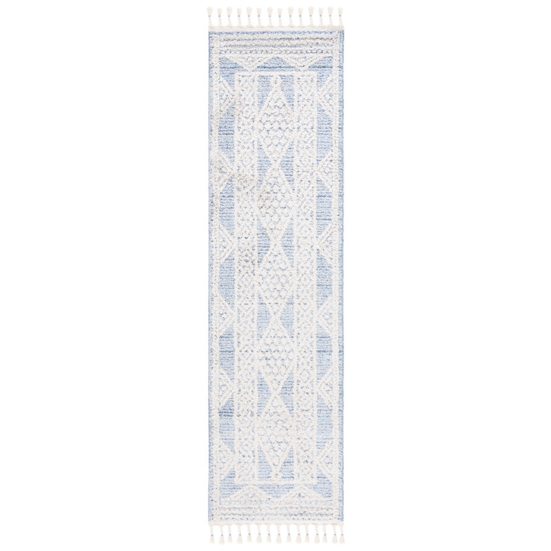 Tapis géométrique Chapel Performance, Tapis de couloir 2 pi 2 po x 8 pi