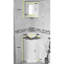 Crampton 390mm Single Bathroom Vanity with Vessel Glass Basin-939509653