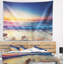 Tapisserie «Seashore Beautiful Sunrise over Sea»-28491131