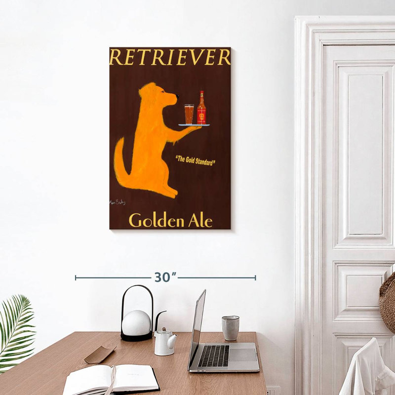 Yarlin Retriever Golden Ale, H 30 po x l 20 po