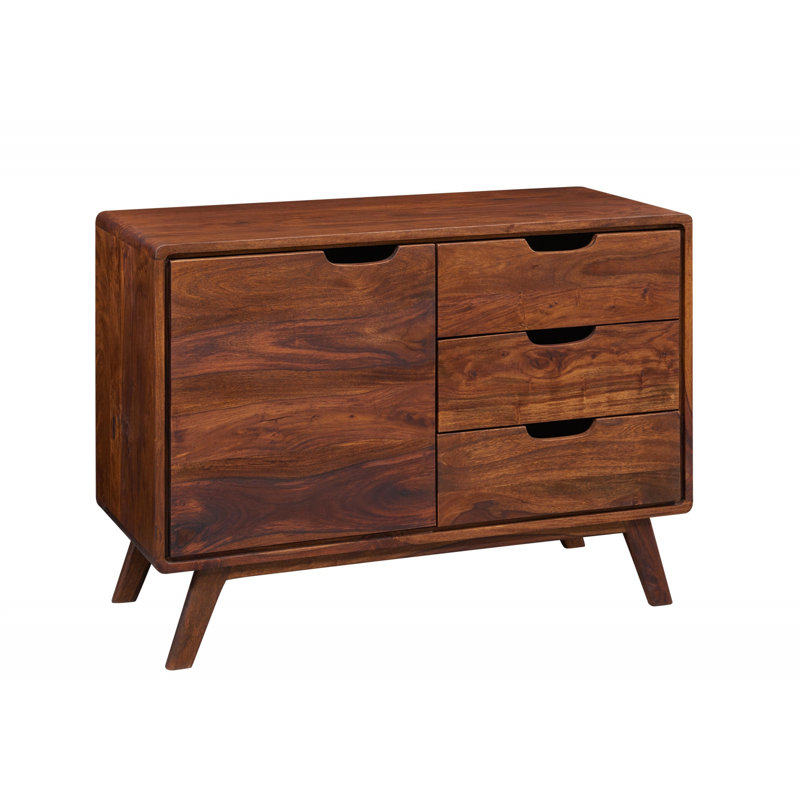 Malmö 2 Solid Wood 90 cm W Chest of 3 Drawers