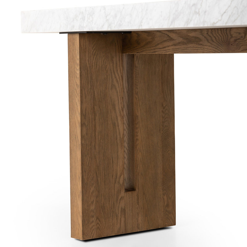 Olympia Console Table-White Carrara Marble