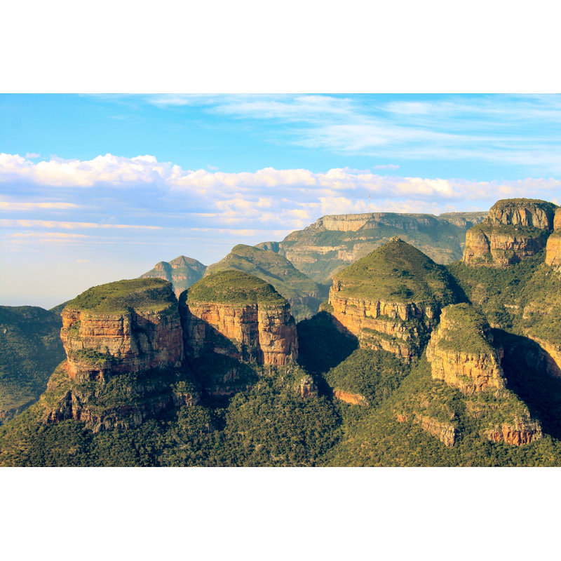The Three Rondavels, Blyde River Canyon, South Africa - Wrapped Canvas Print, 30cm H x 46cm W