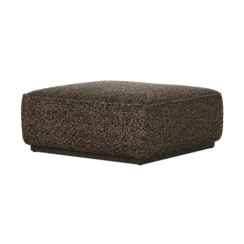 Sinclair Square Ottoman, 36", Barrow Taupe, Ivan Granite 60% Acrylic/33% Cotton/7% Polyester