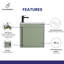 500 mm Wall Mounted Single Vanity with Integrated Resin Basin-49331998