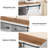 71" Farmhouse Floating TV Stand With Sliding Barn Doors, Wall Mounted Entertainment Center With Charging Station, Floating TV Shelf For Living Room, Bedroom, White-10654760