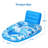 Inflatable Pool Float Adult, Pool Lounger Float Raft Floating Chair Water Floaties With Headrest & Cup Holder