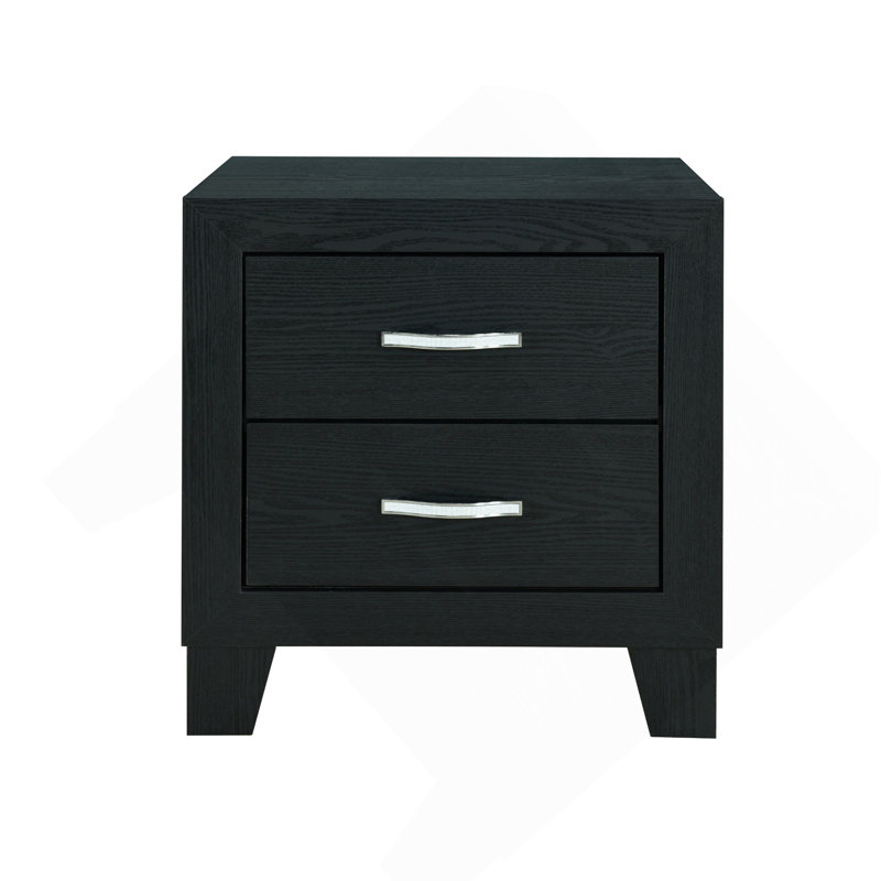 Table de chevet Carlos, Noir