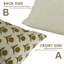 Coussin décoratif en lin à motif floral Fabividine-101758919