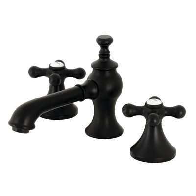 Vintage Widespread Bathroom Faucet with Drain Assembly