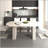 Oval Extendable Dining Table with Travertine Finish