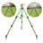 Garden Sprinkler with Tripod Base Adjustable 360 Degree Rotating Large Area Irrigation