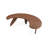 Nut-brown Free Form Solid Wood desk-525211557-525211552