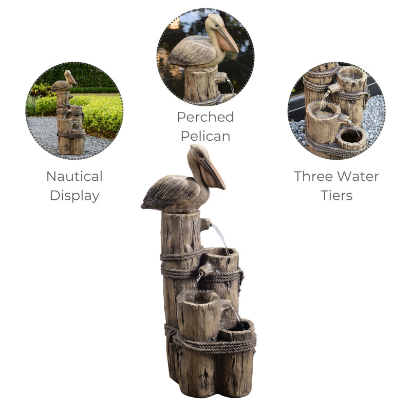 Cronan Outdoor Weather Resistant Sculptural Fountain