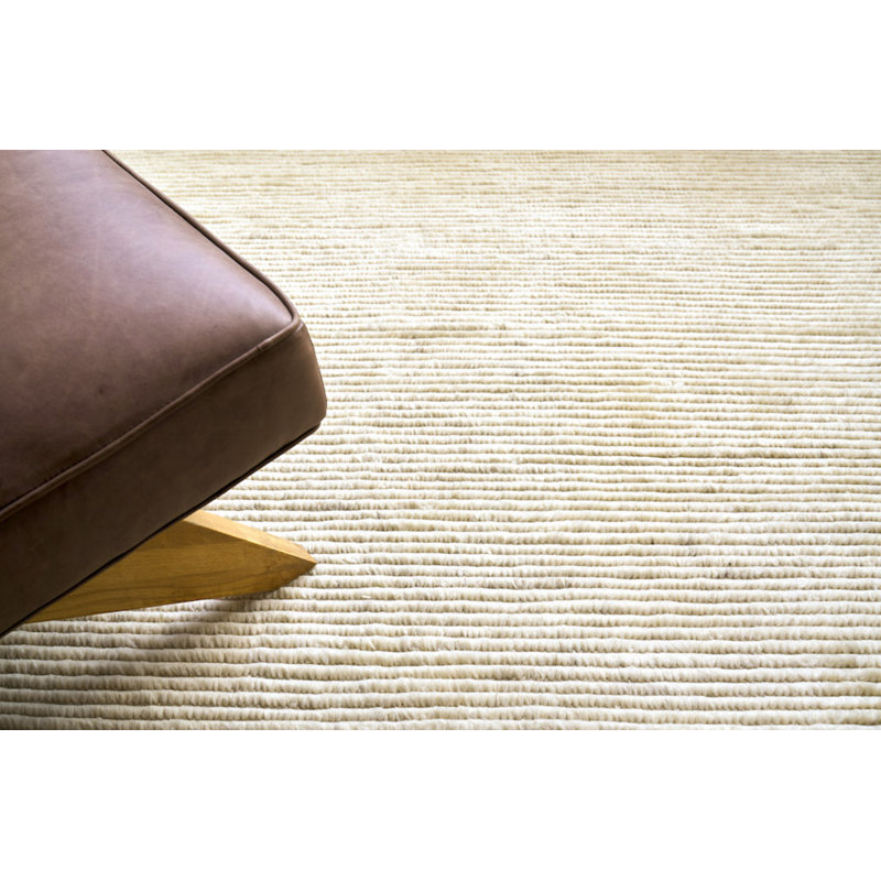 Kaza Wool Striped Area Rug, Rectangle 2' x 3'