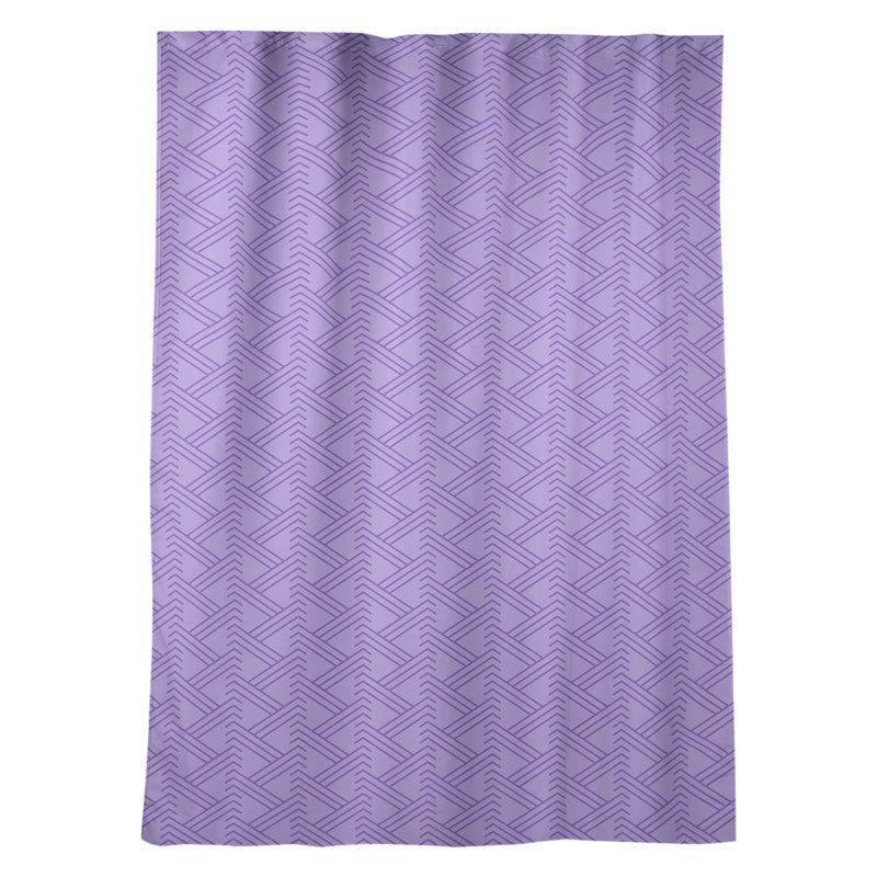 Jordao Room Darkening Curtain Single Panel, Purple